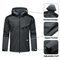 Men's Waterproof Raincoat Hooded Breathable Rain Jacket