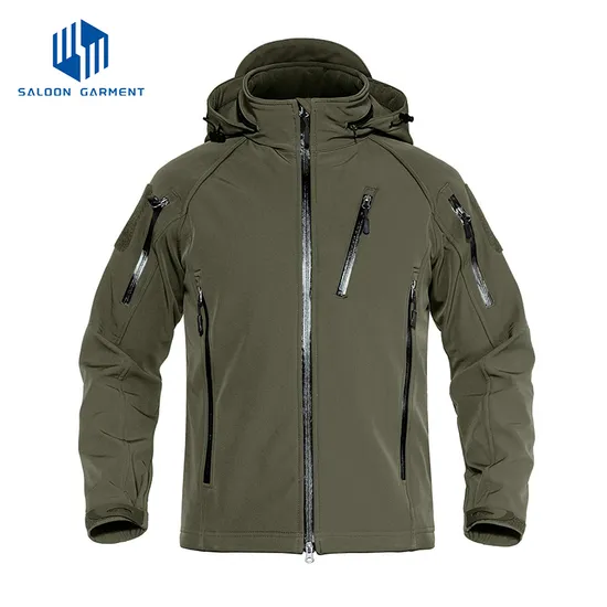 Men's Tactical Sport Warm Fleece Hooded Coats Softshell Jacket Outdoor Adventure