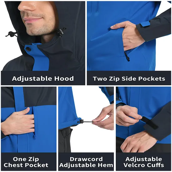Custom Logo Breathable Quick Dry Sport Men Windbreaker Jacket