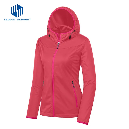 Women's Outdoor Waterproof Soft Shell Hooded Tactical Jacket
