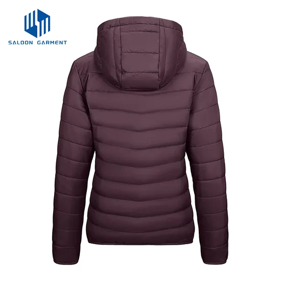 Women's Winter Fleece Coat Water-Resistant Packable Padded Puffer Down Jacket