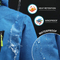 Men's Winter Waterproof Snow Coats Snowboard Fleece Lining Warm Parka Ski Jacket