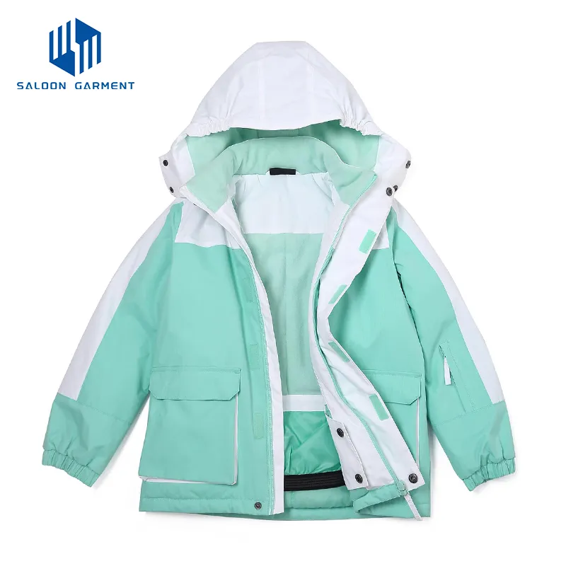 Girls Fashion Outwear Fleece Outer Wear Winter Coat Ski Jacket