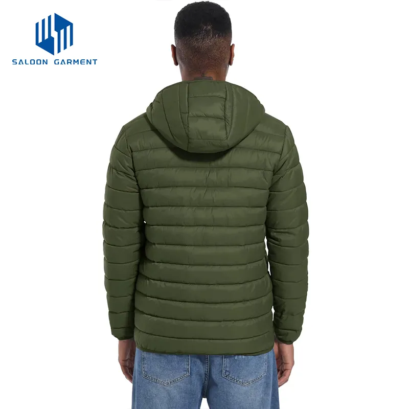 Men's Packable Lightweight Water-Resistant Puffer Down Jacket