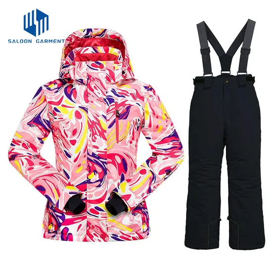 Girl's Outwear Snowboarding Jacket Pants Windproof Snowsuit Ski Suit