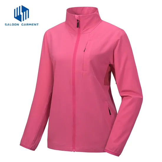 Outdoor Mountain Windproof Waterproof Women's Casual Hooded Windbreaker Softshell Jacket