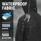 Men Waterproof Breathable Raincoat Hooded Lightweight Reflective Rain Jacket