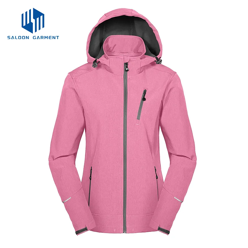 Women Fleece Lined Water Resistant Tactical Softshell Jacket