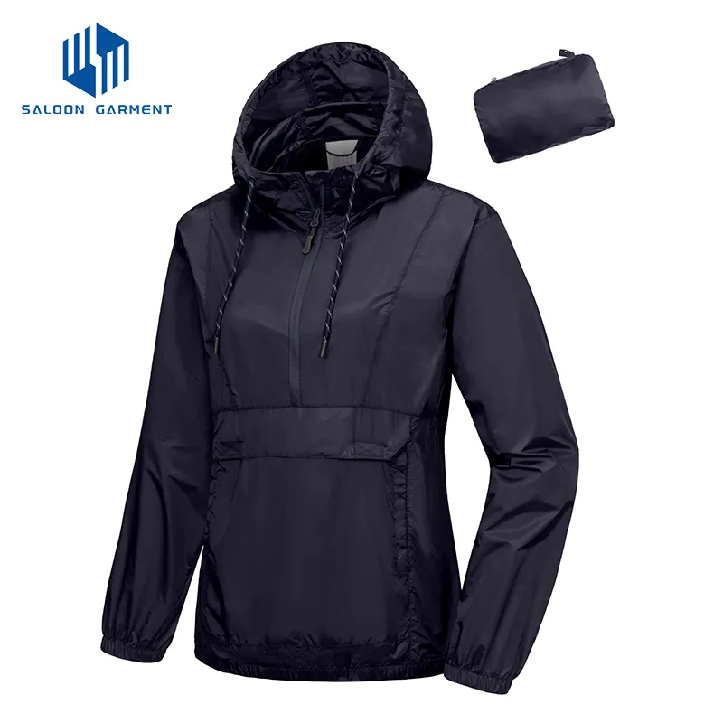 Custom Logo Lightweight Waterproof Sports Training Windbreaker Jacket