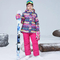 Girls Outdoor Winter Waterproof Snowboard Jumpsuits One Pieces Snowsuits Ski Jackets Suits