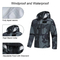 Men's Outdoor Sports Raincoat Breathable Waterproof 2.5 Layer Fabric for Fishing Jacket