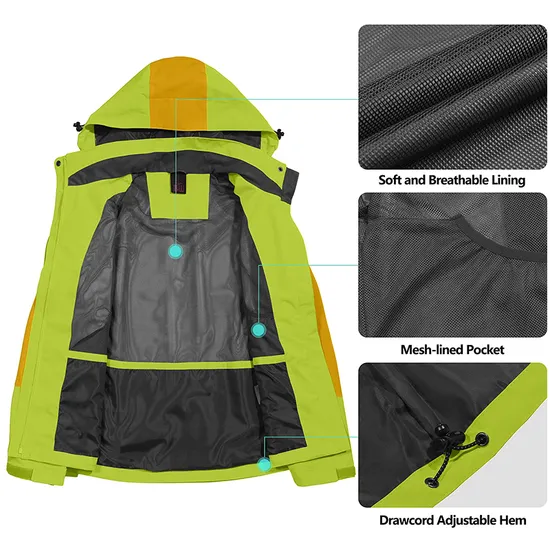 Custom Outdoor Sports Windproof Leisure Breathable Windbreaker Waterproof Jacket