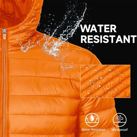 Men's Winter Outerwear Windbreaker Coat Puffer Down Jacket with Custom Logo