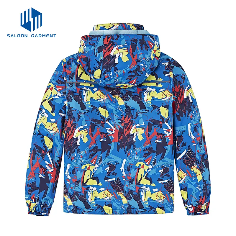 Kids' Waterproof Ski Jacket with Windproof Hood for Outdoor Adventures