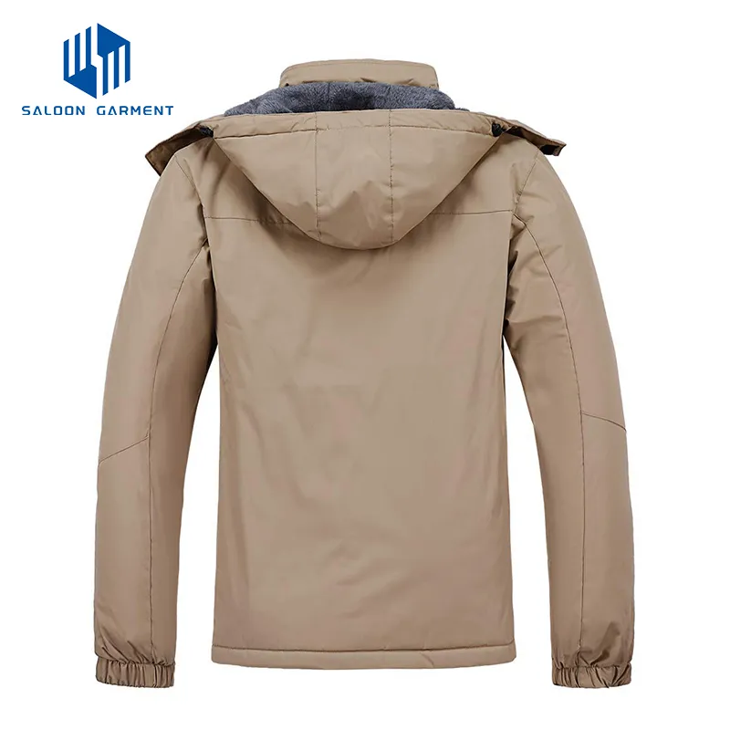 Men's Mountain Waterproof Winter Windbreaker Warm Hooded Snowboarding Raincoat Ski Jacket