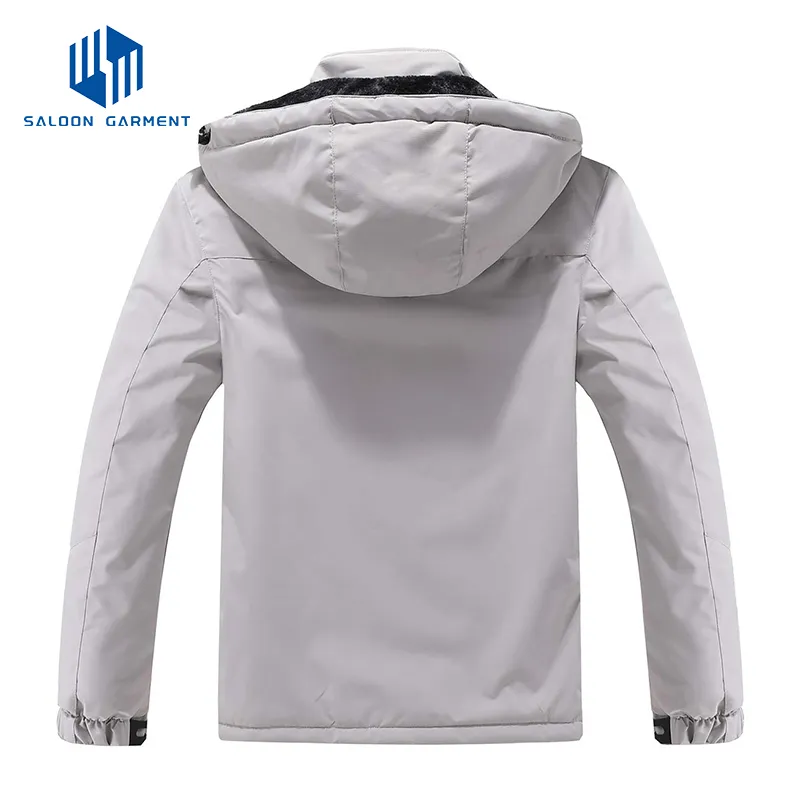 Men's Warm Winter Waterproof Windbreaker Hooded Raincoat Snowboarding Ski Jacket