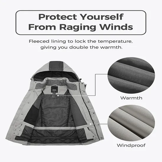 Men's Outerwear Mountain Waterproof Winter Windproof Snow Ski Jacket