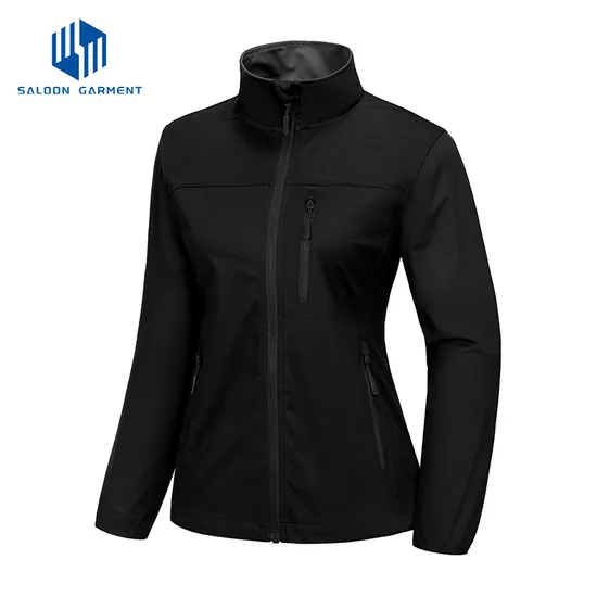 Women's Outdoor Sports Waterproof Breathable Stretch Fabric Tactical Fleece Softshell Jacket