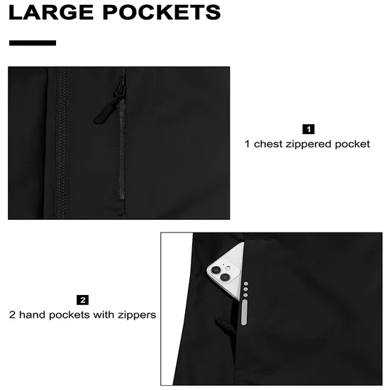 OEM Custom Logo Outdoor Hiking Waterproof Windbreaker Jacket