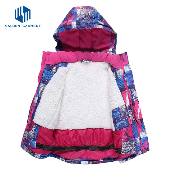 Girl's Fleece Warm Winter Coat Snowboarding Snow Ski Jacket