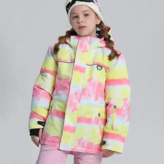 Girl's Waterproof Warm Fleece Hooded Winter Snow Coat Ski Jacket