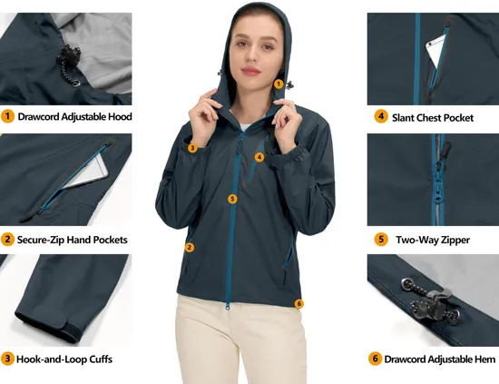 2.5 Layer Fabric Custom Polyester Breathable Windproof Windbreaker Fabric Waterproof Jacket