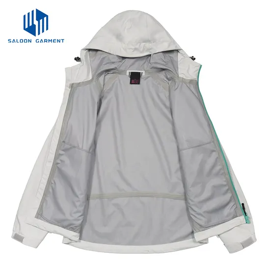 2.5 Layer Custom Outdoor Waterproof Breathable Windproof Waterproof Windbreaker Jacket