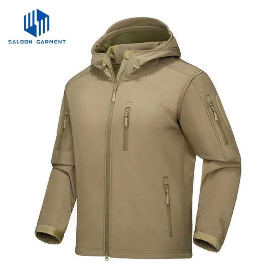 Men's Waterproof Fleece Lined Outdoor Hiking Fishing Coat Windproof Windbreaker Softshell Jacket