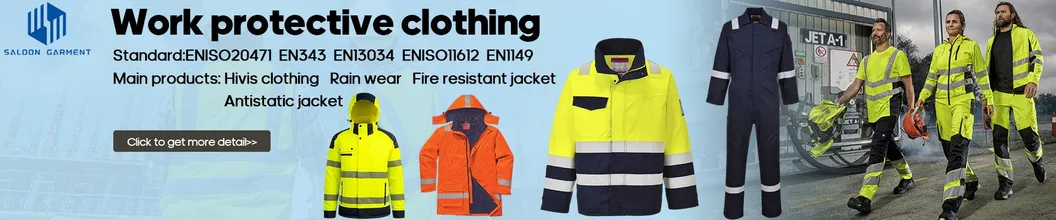 Antistatic Fr Jacket in 98% Polyester for Ultimate Protection