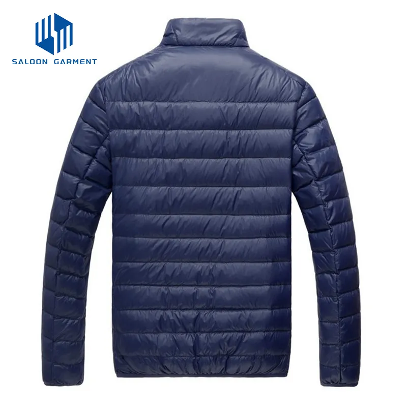 Wholesale Men's Customized Windproof Warm Puffer Coat Filling Ultralight Winter Jackets