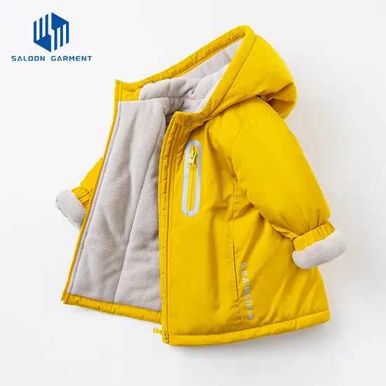 Children Clothing Winter Padding Jacket with Hood Winter Jacket Kids Wear