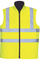 Hivis Professional Oil Resistant with Reflective Tape Work Protective Wear Reversible Bodywarmer for Safety Vest