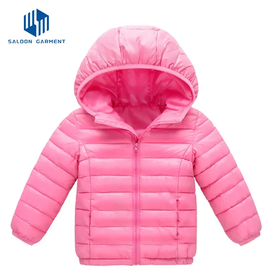Custom Kids Clothes Winter Quilt Jacket Kids Padding Jacket