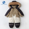 New Baby Warm Winter Clothes Boys and Girls Outdoor Ski Clothing Windproof Fleece Romper
