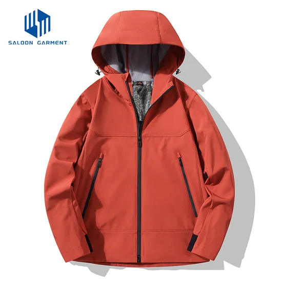 Custom Outdoor Clothing Waterproof Windproof Climbing Windbreaker Softshell Jackets