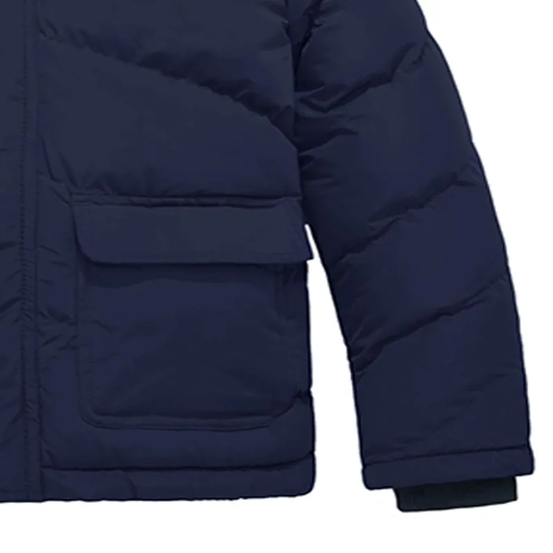 OEM Customized Kids Boys Winter Padding Jacket Hooded Warm Outerwear