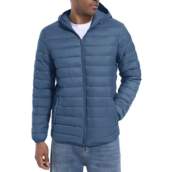 OEM Customized Design Winter Padded Coat Men's Warm Quilted Jacket