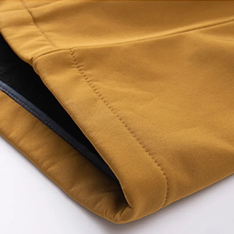 OEM Wholesale Thick Fleece Coat Custom Logo Waterproof Windproof Winter Hiking Outdoor Plus Size Men's Jackets