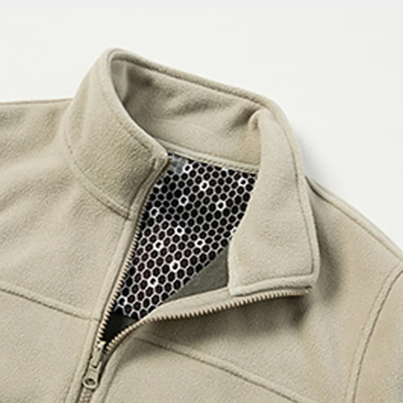 Custom Design Sherpa Fleece Jacket Fashionable Jackets Outdoor Fleece Jacket for Women and Men