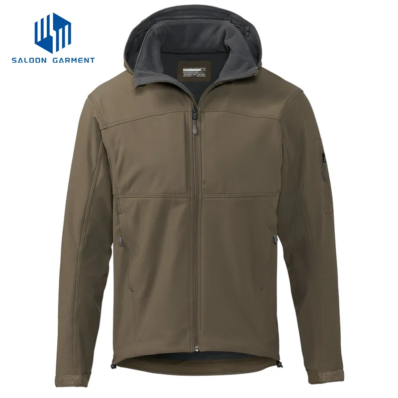Custom Men Lightweight Waterproof Breathable Fishing Rain Jacket Softshell Outdoor Jacket