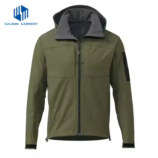 Custom Men Lightweight Waterproof Breathable Fishing Rain Jacket Softshell Outdoor Jacket