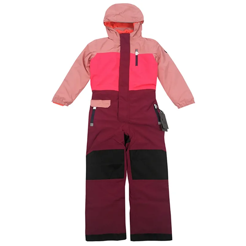 Stylish Kids One-Piece Ski Snowsuit for Outdoor Adventures