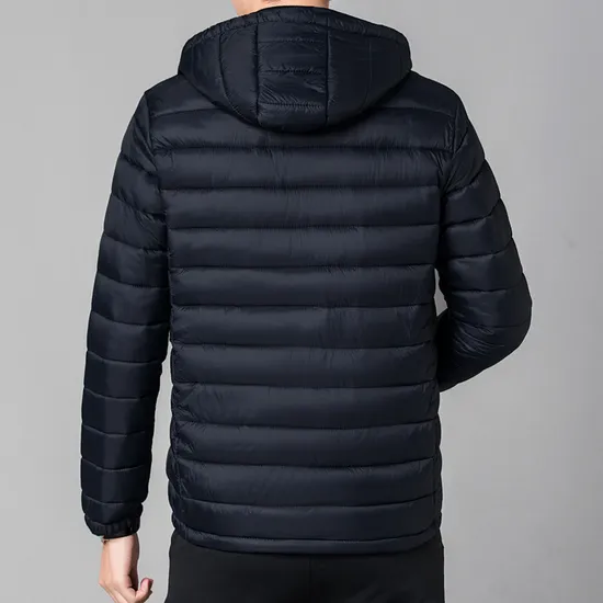 Custom Logo Mens Waterproof Windproof Winter Quilted Thick Filling Puffer Jacket