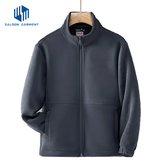 Wholesale Custom Polyester Men Women's Fleece Hiking Thermal Jackets Outdoor Sports Camping Windbreaker Male Warm Coats
