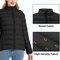 Kid's Lightweight Waterproof Windproof Packable Children Coats Quilted Jacket