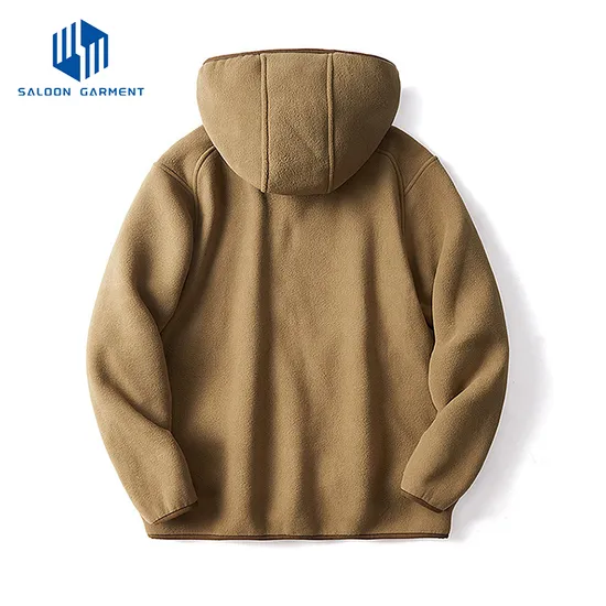 Spring and Autumn New Zipper up Sweatshirt Custom Logo Print Casual Blank Men's and Women's Sports Wind Break Fleece Warm Jacket