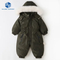 OEM Wholesale Winter Clothes Romper Snowsuit Snow Wear Coats Baby Girls Boys Warm Cotton Hooded Jumpsuit