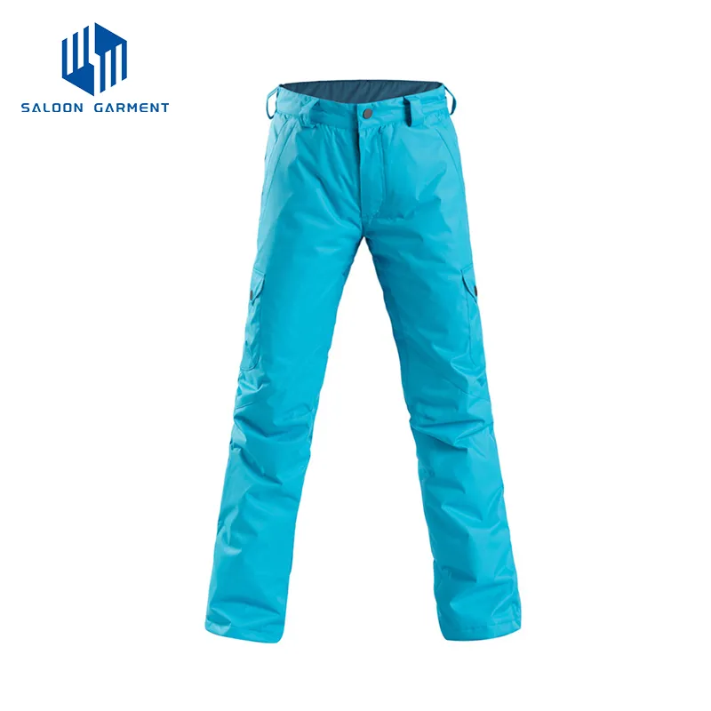 Wholesale Women's Custom Logo Outdoor Breathable Waterproof Snow Snowboard Ski Pants